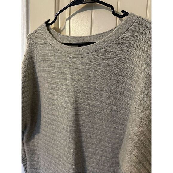 J.Crew Wool Cashmere Boat Neck Cable Gray Sweater Women Top XXS Style 54574 - Picture 4 of 13